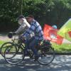 Ostersonntag mit dem Fahrrad von Essen nach Bochum ("Ostermarsch")